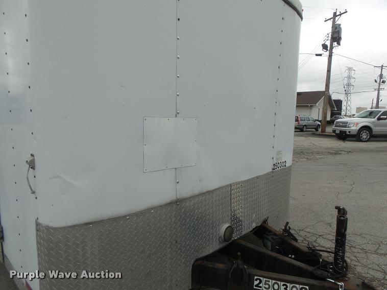 image for item K7687 2002 Doolittle enclosed cargo trailer