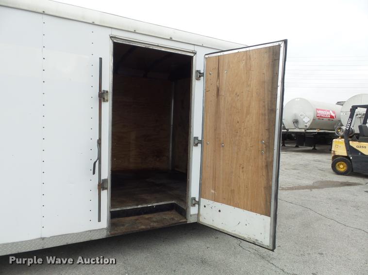 image for item K7687 2002 Doolittle enclosed cargo trailer