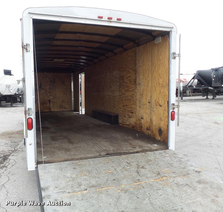 image for item K7687 2002 Doolittle enclosed cargo trailer