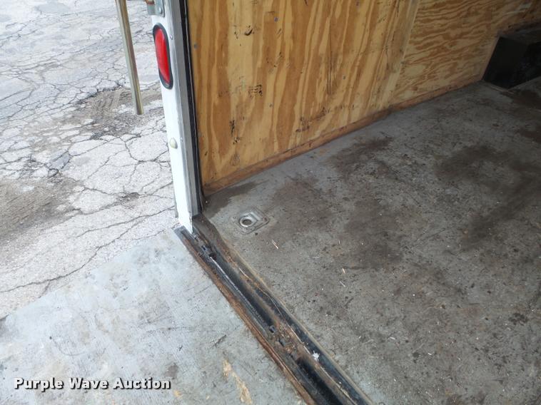 image for item K7687 2002 Doolittle enclosed cargo trailer