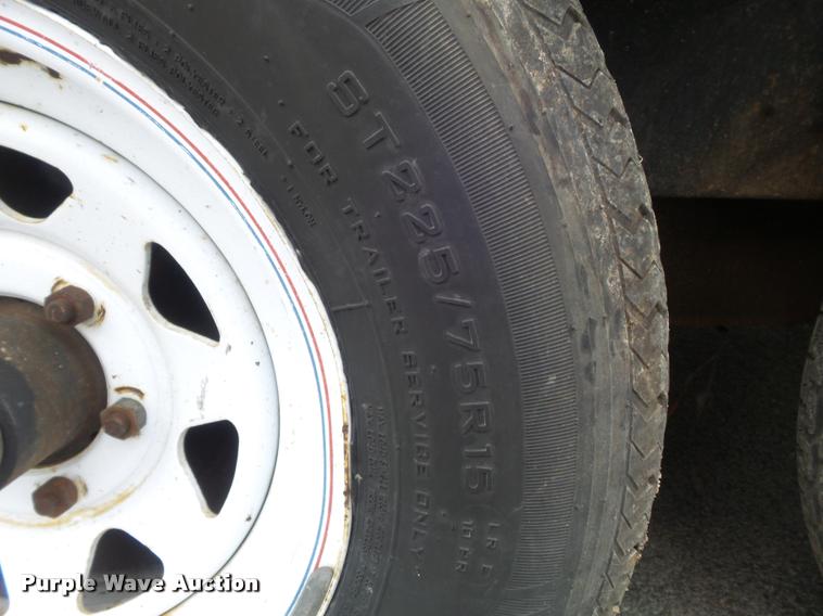 image for item K7687 2002 Doolittle enclosed cargo trailer