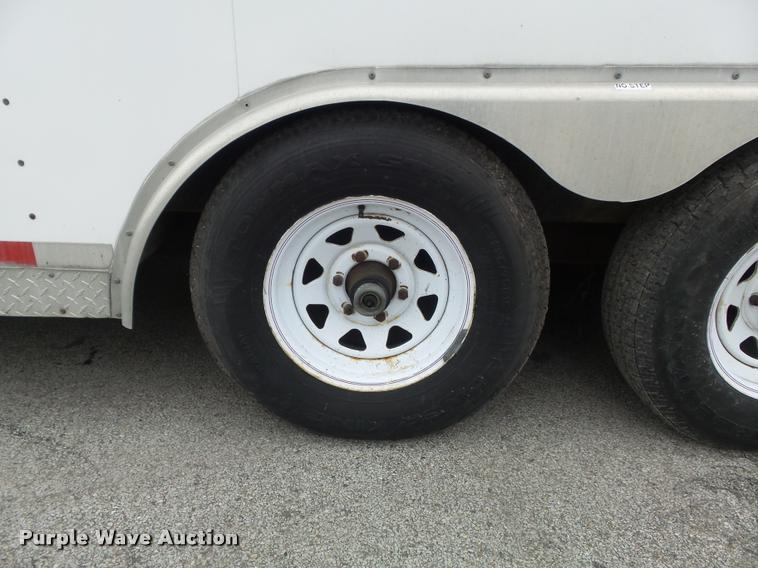 image for item K7687 2002 Doolittle enclosed cargo trailer