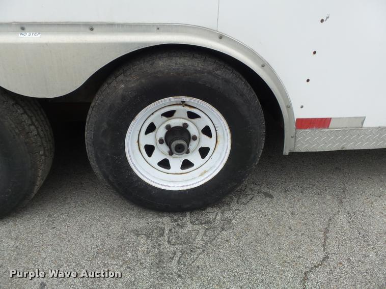 image for item K7687 2002 Doolittle enclosed cargo trailer