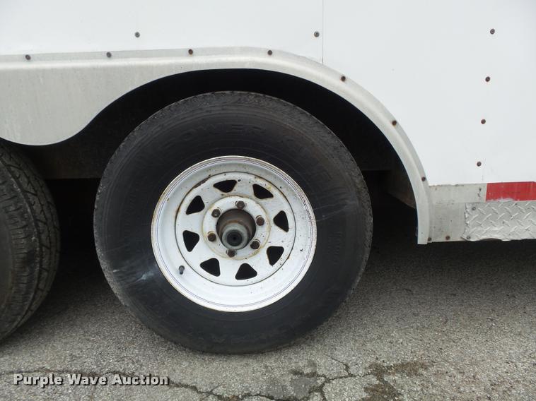 image for item K7687 2002 Doolittle enclosed cargo trailer