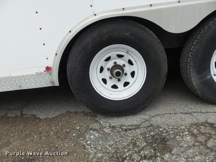 image for item K7687 2002 Doolittle enclosed cargo trailer