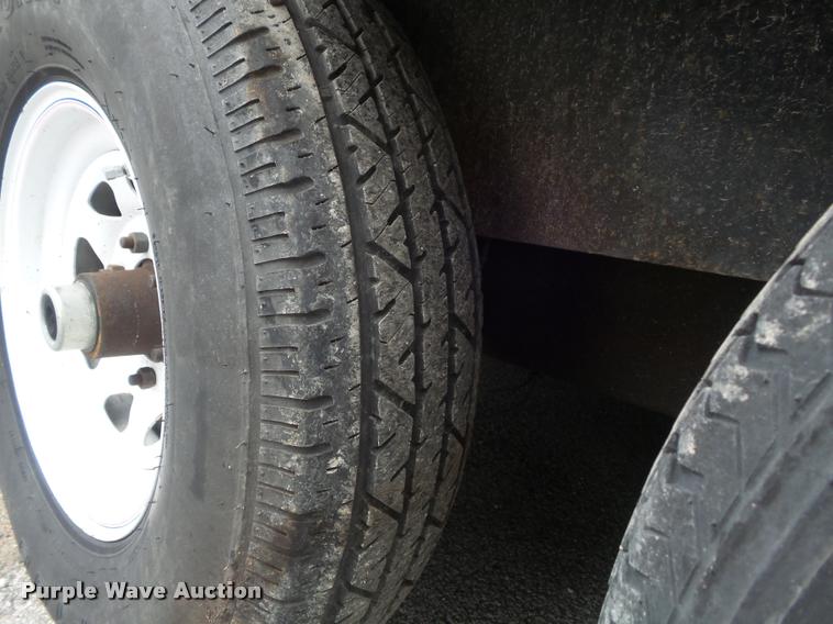 image for item K7687 2002 Doolittle enclosed cargo trailer