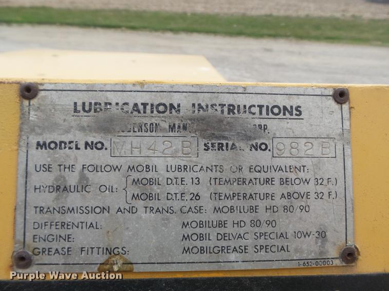 image for item K7695 1986 Broderson MH-42B Hydra-hammer pavement breaker