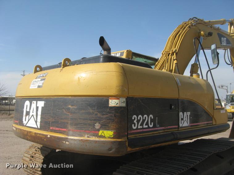 image for item L3982 2005 Caterpillar 322C L excavator