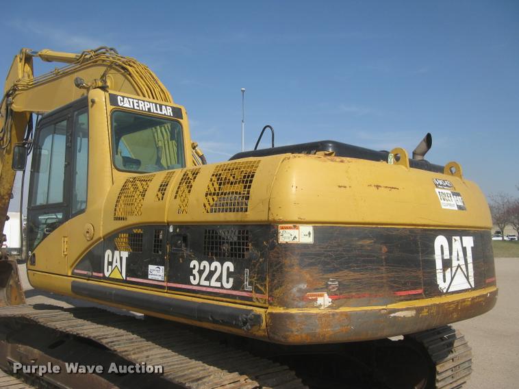 image for item L3982 2005 Caterpillar 322C L excavator