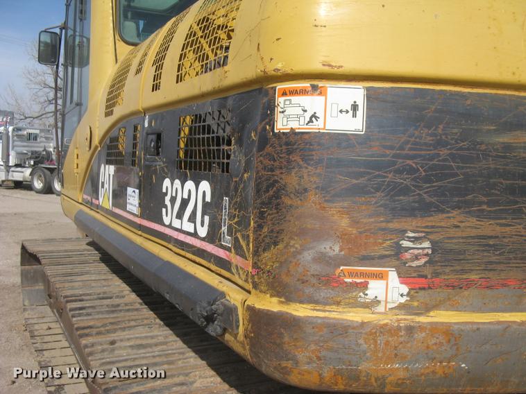 image for item L3982 2005 Caterpillar 322C L excavator