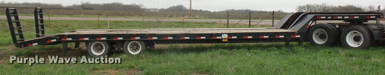 image for item L4661 2014 Haul Ass Trailers LB35-T lowboy equipment trailer