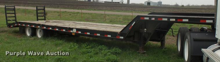 image for item L4661 2014 Haul Ass Trailers LB35-T lowboy equipment trailer