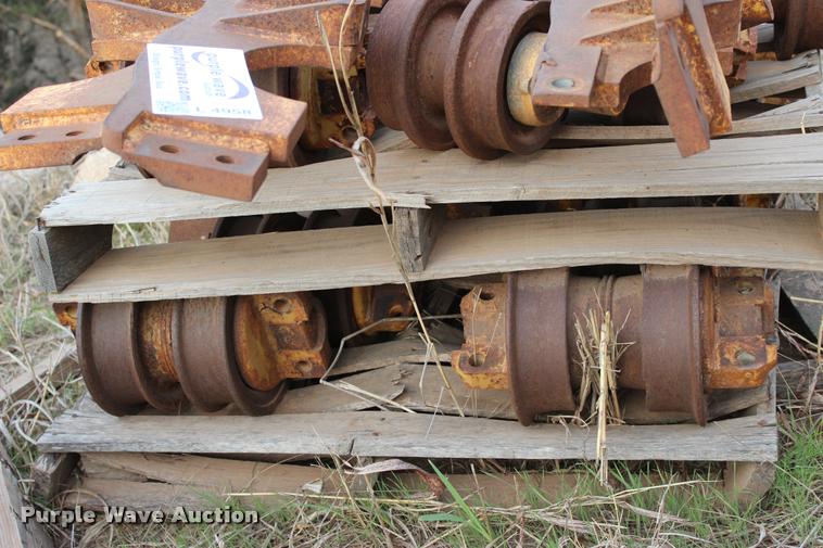 image for item L4958 John Deere 850C dozer rollers and rock guards