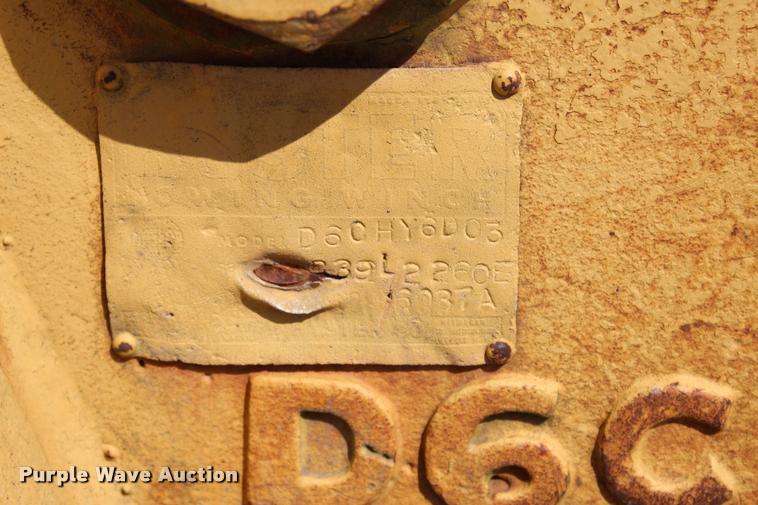 image for item L4974 1964 Caterpillar D6B dozer