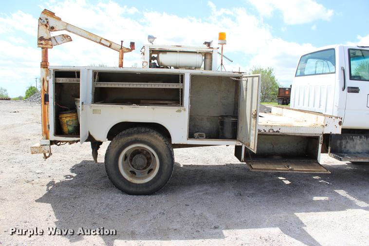 image for item L4975 1995 Chevrolet Kodiak service truck with crane