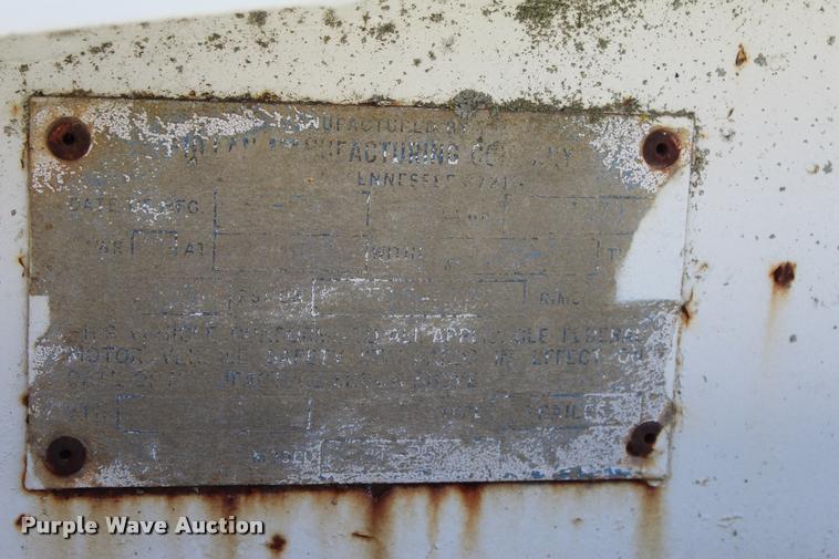 image for item L4977 1978 Phelan WT25KZA drop deck equipment trailer