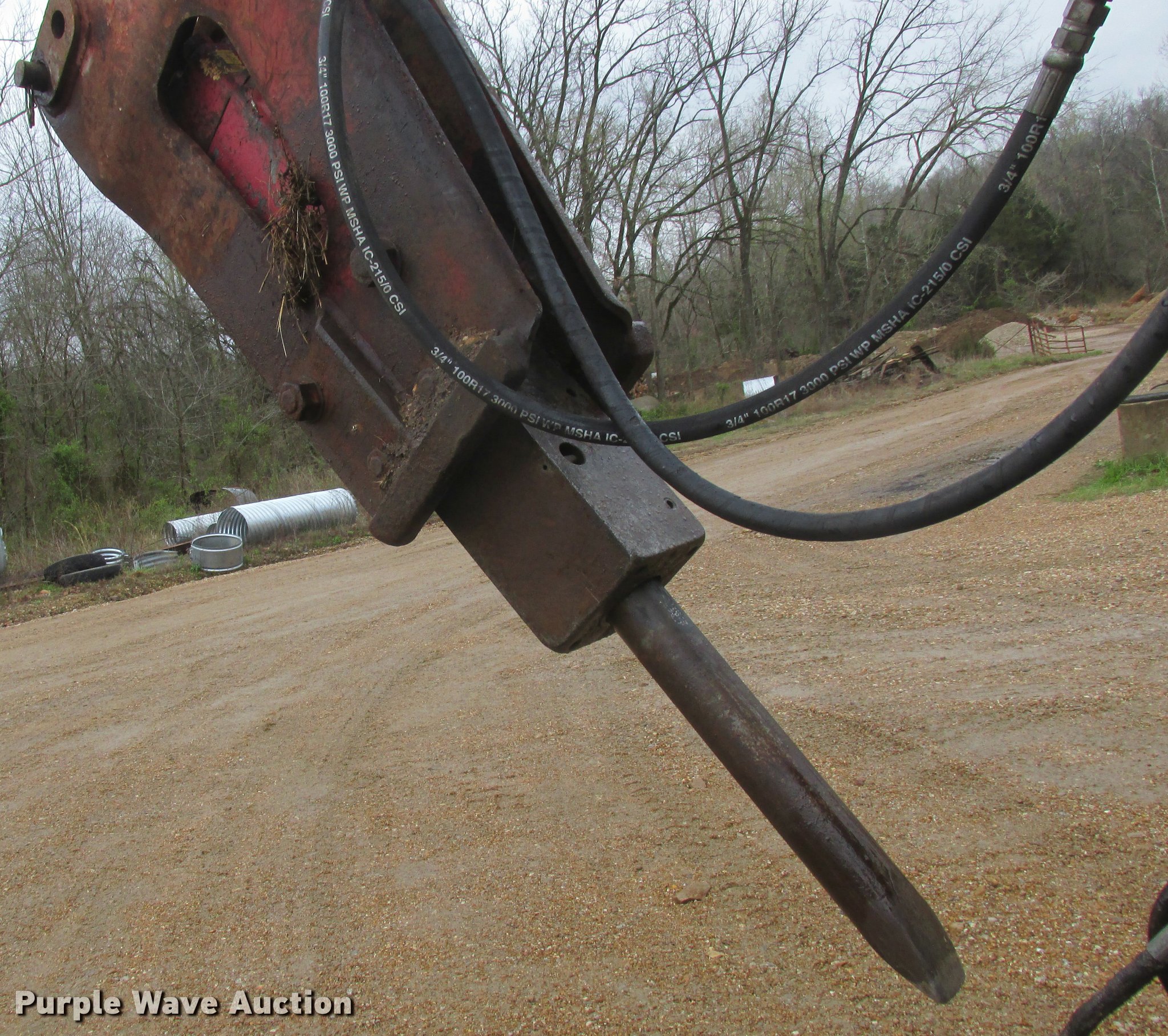 Backhoe breaker in Tuscumbia, MO Item DA3418 sold Purple Wave