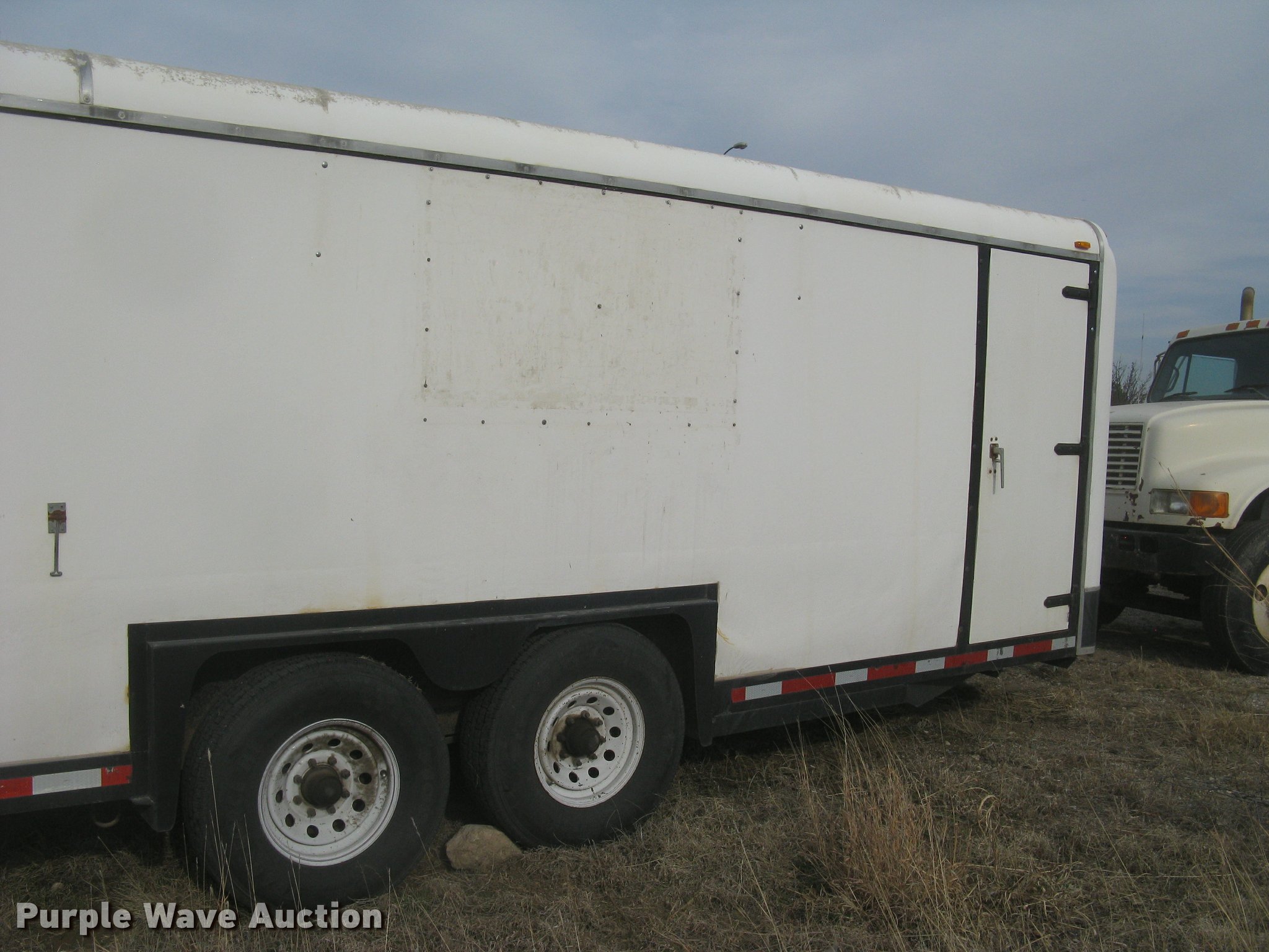 1999 Blair enclosed cargo trailer in Wichita, KS Item L3985 sold