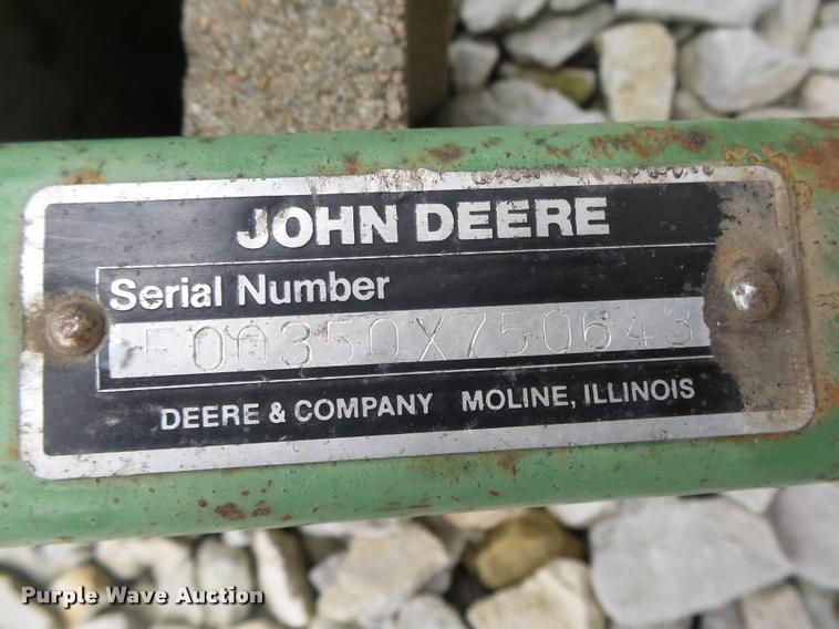 image for item AU9594 John Deere 350 sickle mower