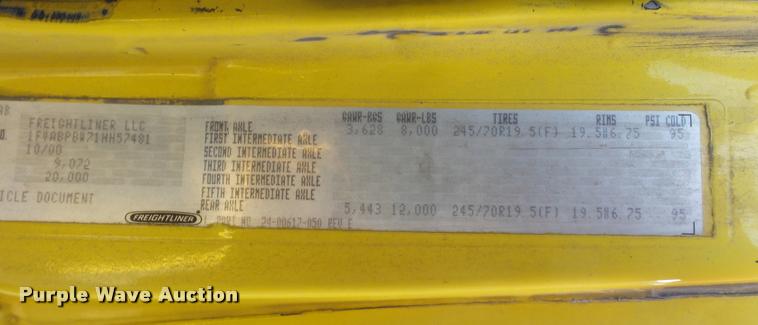 image for item BH9307 2001 Freightliner FL60 ambulance