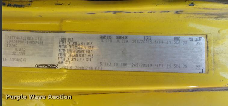 image for item BH9307 2001 Freightliner FL60 ambulance