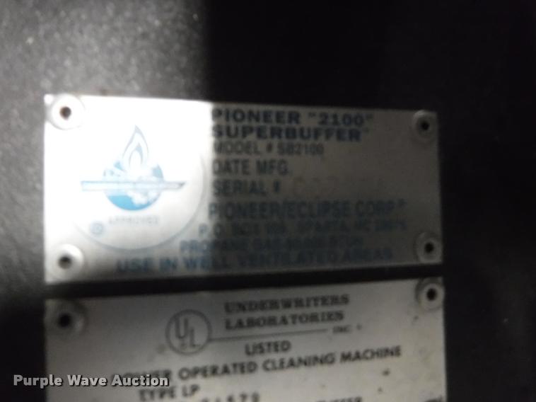 image for item BY9141 Pioneer Eclipse 2100 Super floor buffer