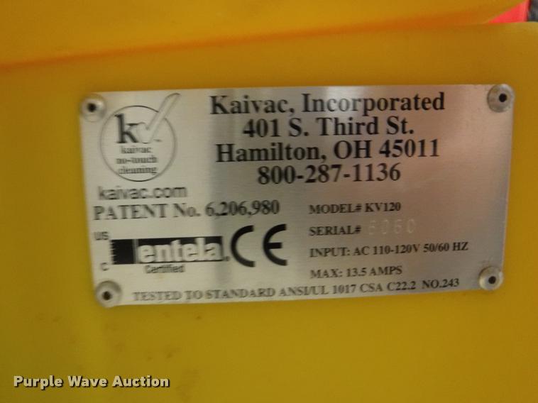 image for item BY9142 Kaivac cleaning system