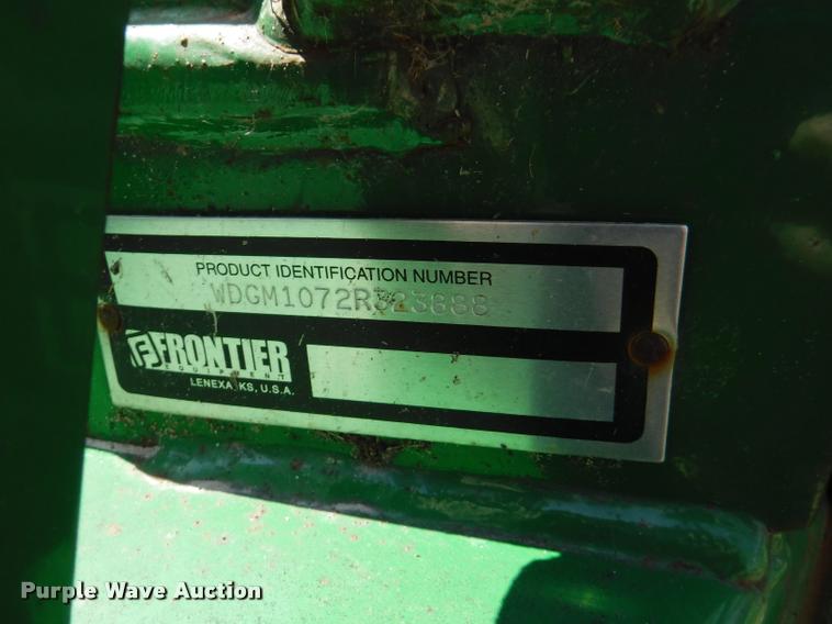 image for item BY9144 Frontier GM1072R flail mower