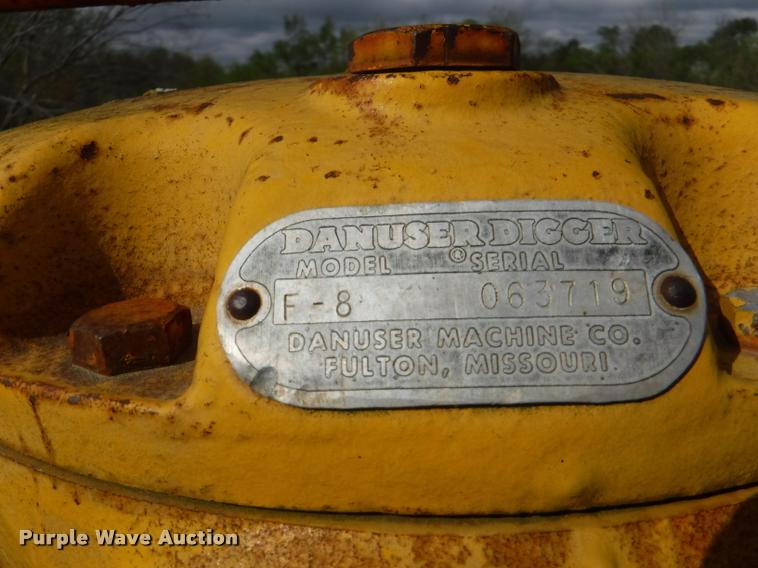 image for item BY9220 Danuser F8 post hole auger