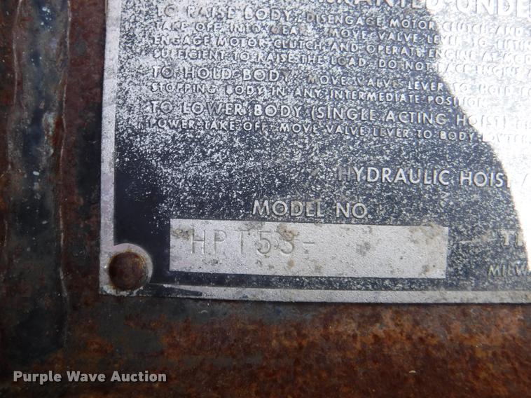 image for item BY9224 Heil HPT53 hydraulic hoist