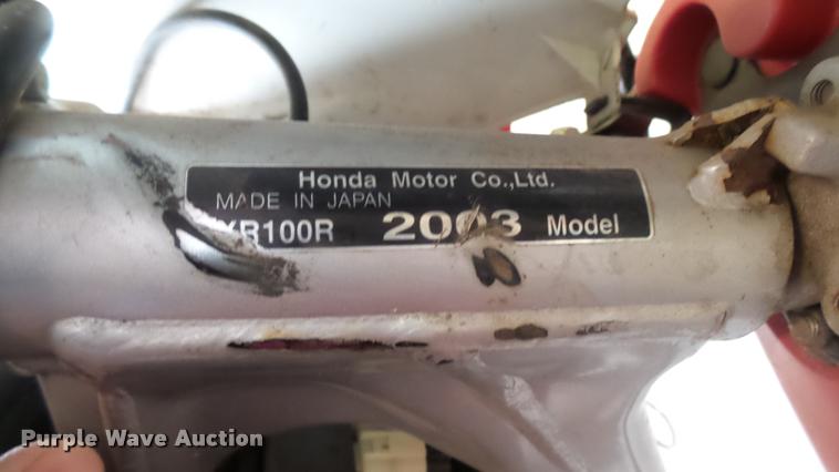 image for item CB9682 2003 Honda XR100R dirt bike