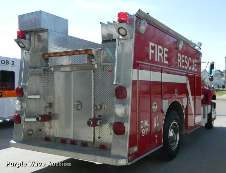image for item DA9732 1995 GMC TopKick rescue fire truck