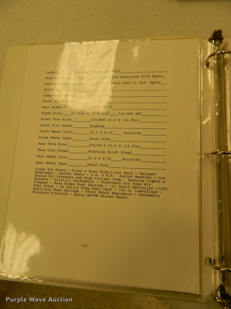 image for item DA9732 1995 GMC TopKick rescue fire truck