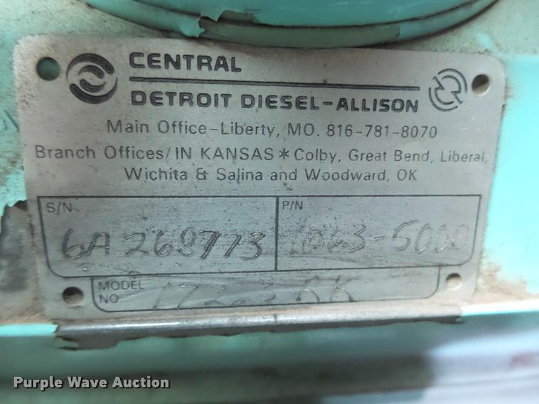 image for item DB2505 Detroit Diesel 671 power unit