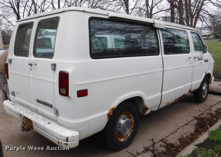 image for item DB3873 1987 Dodge Ram Wagon B350 van
