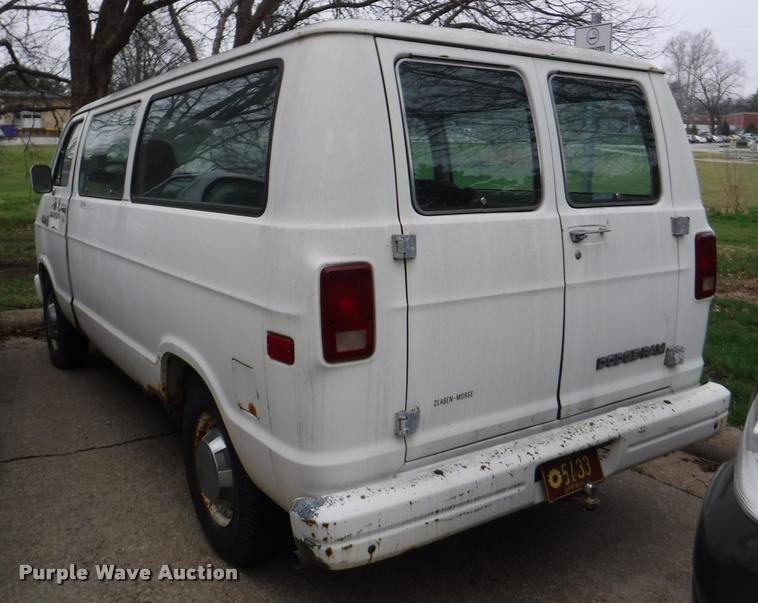 image for item DB3873 1987 Dodge Ram Wagon B350 van