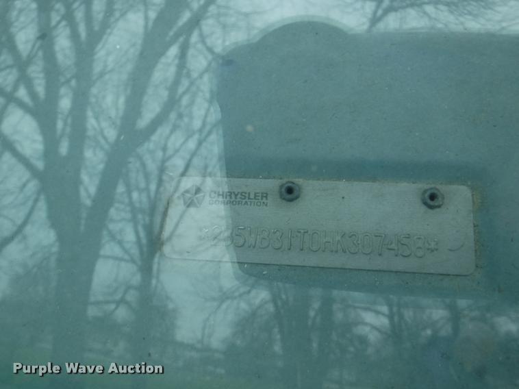 image for item DB3873 1987 Dodge Ram Wagon B350 van