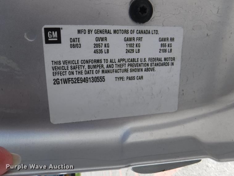 image for item DB3901 2004 Chevrolet Impala