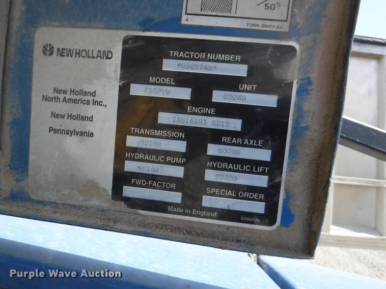 image for item DB3929 Ford New Holland 8240 tractor