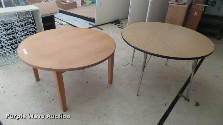 image for item DM9049 (2) round tables