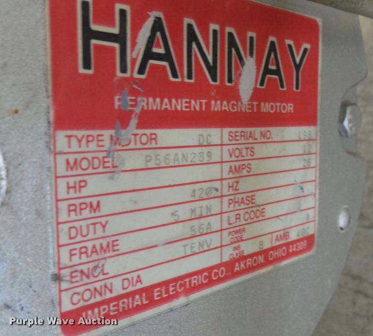 image for item DS9044 Hannay electric hose reel