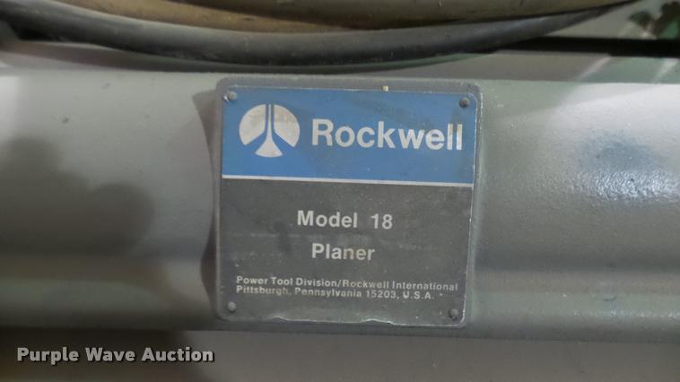 image for item DS9131 Rockwell 18 planer