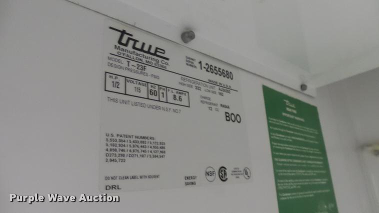 image for item DS9145 True stainless steel freezer