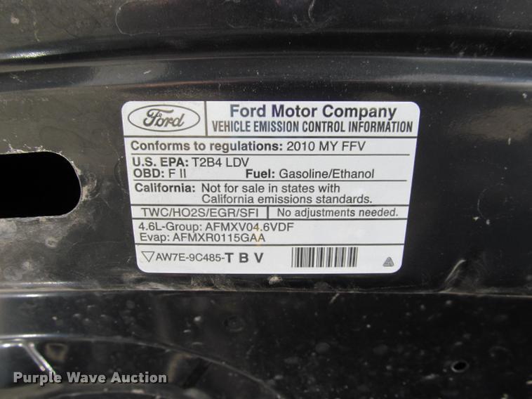 image for item J2606 2010 Ford Crown Victoria Police Interceptor