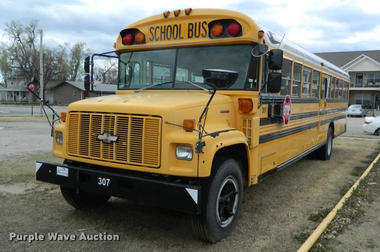 image for item K2589 1995 Chevrolet school bus