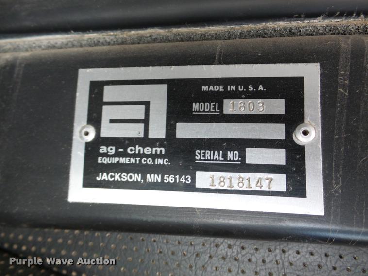 image for item DA1877 Ag-Chem TerraGator 1803 self-propelled applicator