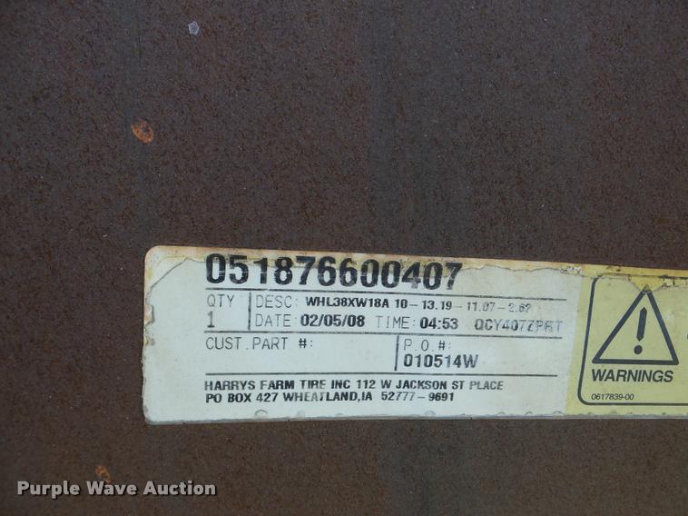 image for item DA1896 (4) John Deere wheels