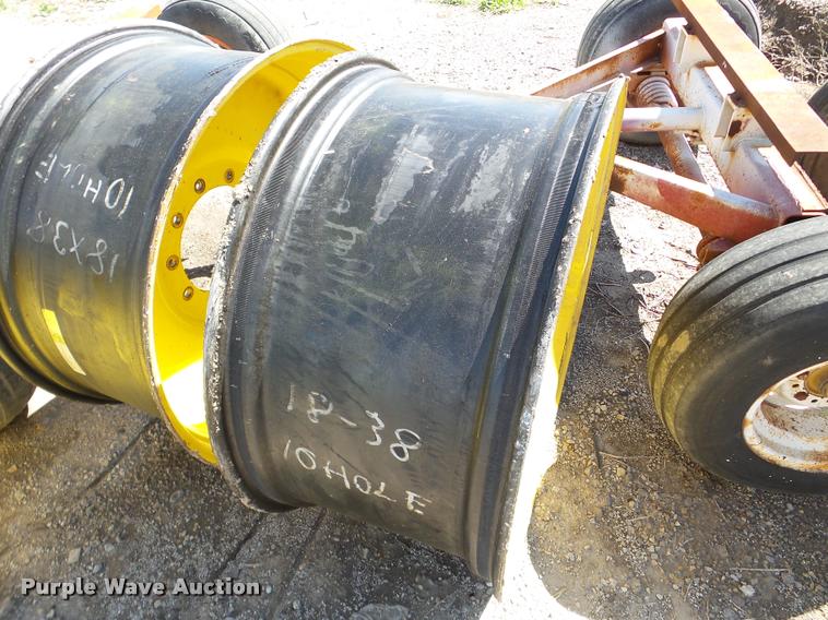 image for item DA1897 (4) John Deere wheels