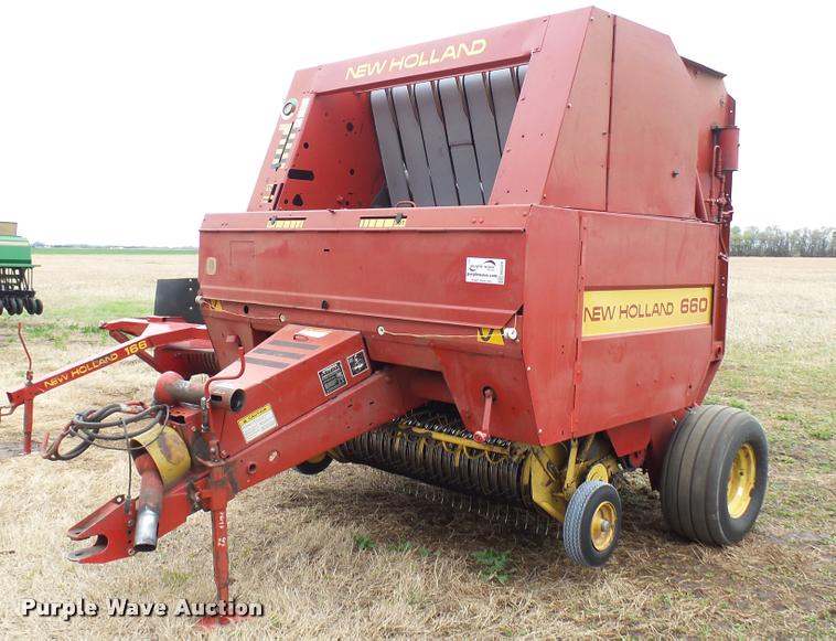 image for item DA2229 1991 New Holland 660 round baler