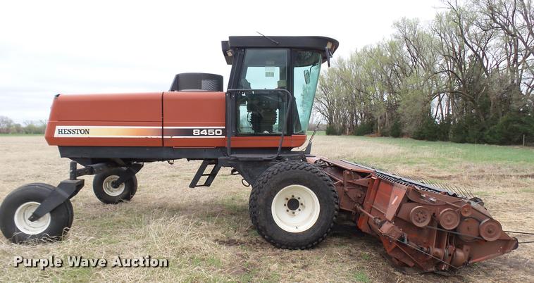 image for item DA2231 Hesston 8450 self-propelled windrower